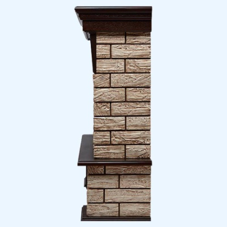 Forte Wood 30 камень коричневый шпон темный дуб (1292164) Firelight Портал